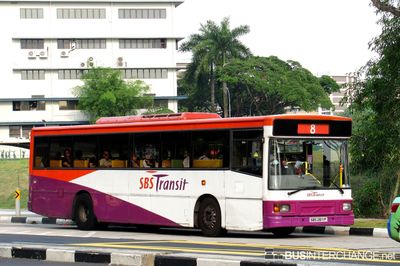 Bus 8 - SBS Transit Volvo B10M (Mark IV) (SBS2811P)