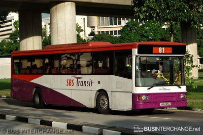 Bus 81 - SBS Transit Volvo B10M (Mark IV) (SBS2834Z)