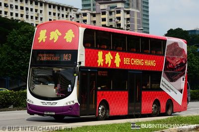 Bus 143 - SBS Transit Volvo B9TL (SBS3012Y)