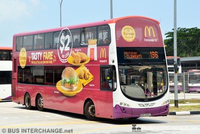 Bus 196 - SBS Transit Volvo B9TL (SBS3020Z)