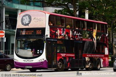Bus 166 - SBS Transit Volvo B9TL (SBS3023R)