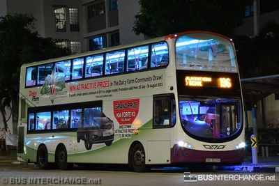Bus 196 - SBS Transit Volvo B9TL (SBS3025K)