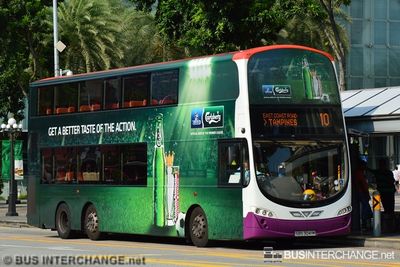 Bus 10 - SBS Transit Volvo B9TL (SBS3041M)