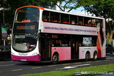 Bus 166 - SBS Transit Volvo B9TL (SBS3042K)