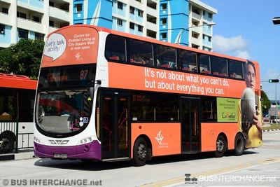 Bus 87 - SBS Transit Volvo B9TL (SBS3049S)