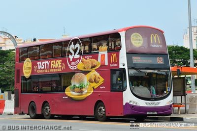 Bus 62 - SBS Transit Volvo B9TL (SBS3051J)