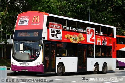 Bus 109 - SBS Transit Volvo B9TL (SBS3060H)