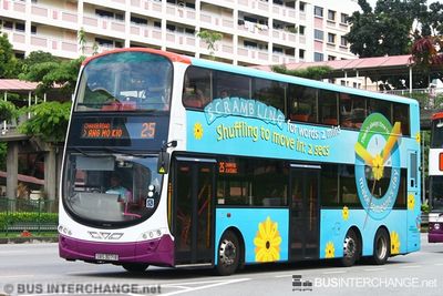 Bus 25 - SBS Transit Volvo B9TL (SBS3071B)