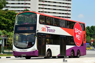 Bus 183 - SBS Transit Volvo B9TL (SBS3076M)