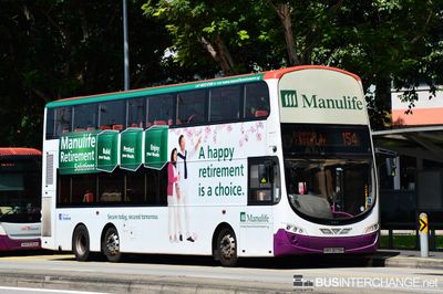 Bus 154 - SBS Transit Volvo B9TL (SBS3078H)