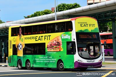 Bus 161 - SBS Transit Volvo B9TL (SBS3086J)