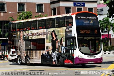 Bus 10 - SBS Transit Volvo B9TL (SBS3087G)
