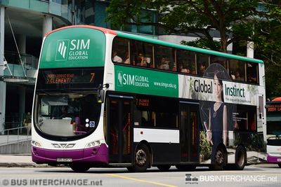 Bus 7 - SBS Transit Volvo B9TL (SBS3087G)