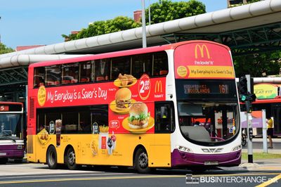 Bus 161 - SBS Transit Volvo B9TL (SBS3090X)