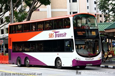 Bus 119 - SBS Transit Volvo B9TL (SBS3092R)