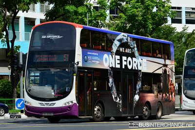 Bus 51 - SBS Transit Volvo B9TL (SBS3096E)