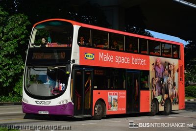 Bus 10 - SBS Transit Volvo B9TL (SBS3099Y)