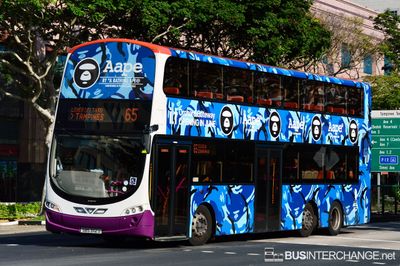 Bus 65 - SBS Transit Volvo B9TL (SBS3112S)