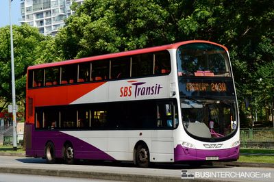 Bus 243W - SBS Transit Volvo B9TL (SBS3113P)