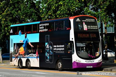 Bus 554 - SBS Transit Volvo B9TL (SBS3116G)