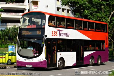 Bus 166 - SBS Transit Volvo B9TL (SBS3117D)