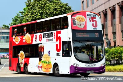 Bus 31 - SBS Transit Volvo B9TL (SBS3118B)