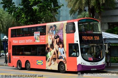 Bus 554 - SBS Transit Volvo B9TL (SBS3130P)