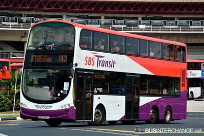 Bus 143 - SBS Transit Volvo B9TL (SBS3142E)