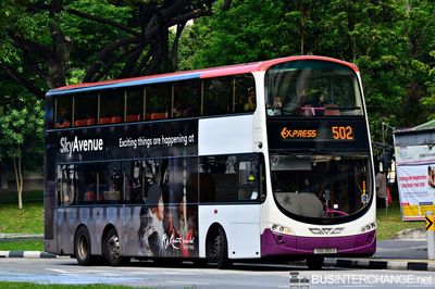 Bus 502 - SBS Transit Volvo B9TL (SBS3151D)