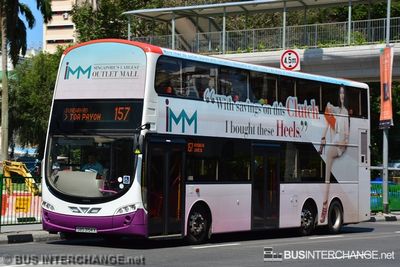 Bus 157 - SBS Transit Volvo B9TL (SBS3154X)