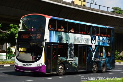Bus 52 - SBS Transit Volvo B9TL (SBS3158K)