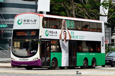 Bus 166 - SBS Transit Volvo B9TL (SBS3160C)