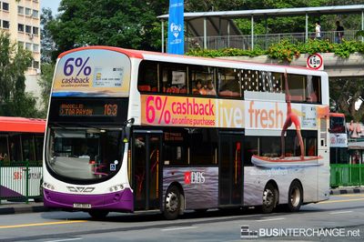 Bus 163 - SBS Transit Volvo B9TL (SBS3161A)