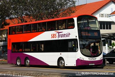 Bus 90 - SBS Transit Volvo B9TL (SBS3170Z)