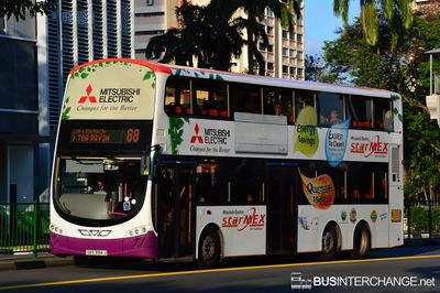 Bus 88 - SBS Transit Volvo B9TL (SBS3184J)