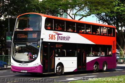 Bus 166 - SBS Transit Volvo B9TL (SBS3193H)
