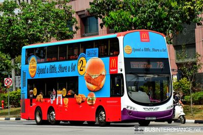 Bus 72 - SBS Transit Volvo B9TL (SBS3197Y)