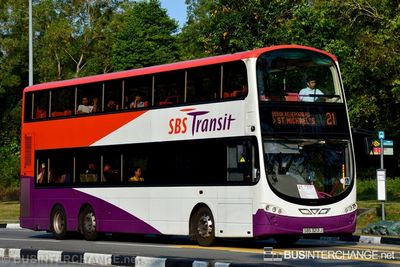 Bus 21 - SBS Transit Volvo B9TL (SBS3213J)