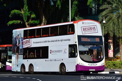 Bus 88 - SBS Transit Volvo B9TL (SBS3292E)