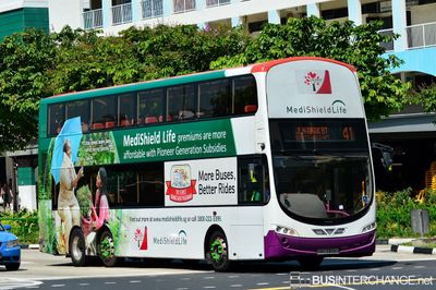 Bus 41 - Tower Transit Singapore Volvo B9TL (SBS3308U)