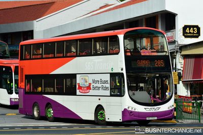 Bus 285 - Tower Transit Singapore Volvo B9TL (SBS3312G)
