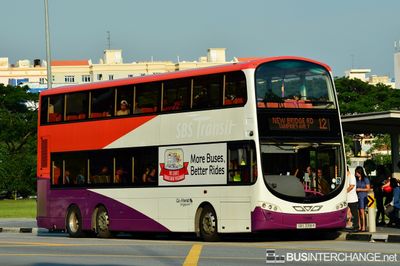 Bus 12 - Go-Ahead Singapore Volvo B9TL (SBS3318R)