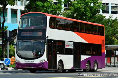 Bus 98 - SBS Transit Volvo B9TL (SBS3321E)