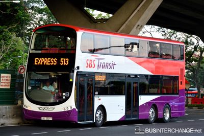 Bus 513 - SBS Transit Volvo B9TL (SBS3324Y)