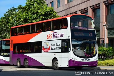 Bus 23 - SBS Transit Volvo B9TL (SBS3334T)