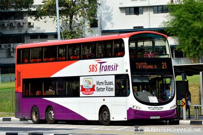 Bus 21 - SBS Transit Volvo B9TL (SBS3340A)
