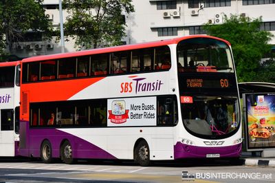 Bus 60 - SBS Transit Volvo B9TL (SBS3354K)