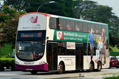 Bus 97 - SBS Transit Volvo B9TL (SBS3355H)