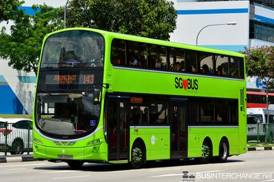Bus 143 - Tower Transit Singapore Volvo B9TL (SBS3396P)