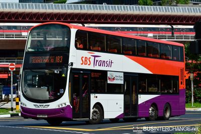 Bus 183 - SBS Transit Volvo B9TL (SBS3418K)